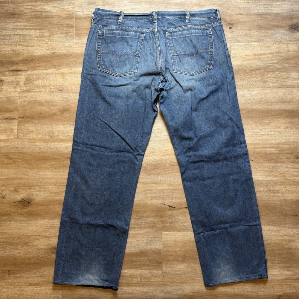 Diesel Jeeves Jeans Men 38x32 Blue Relaxed Straight Baggy Fit Hip Hop Italy Y2K - Picture 3 of 14